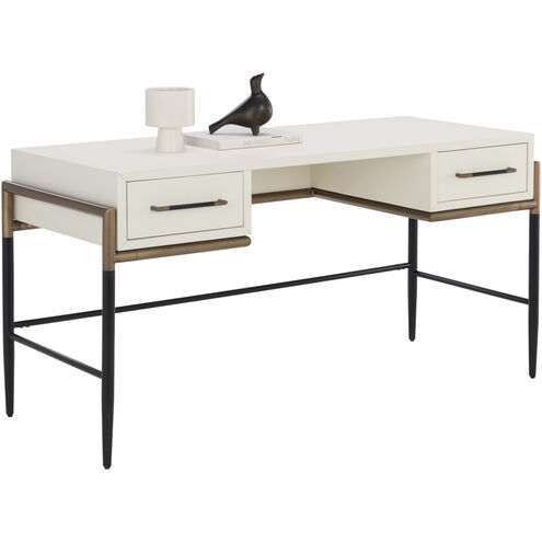 Weldrick 60 X 25.25 inch Oyster Desk